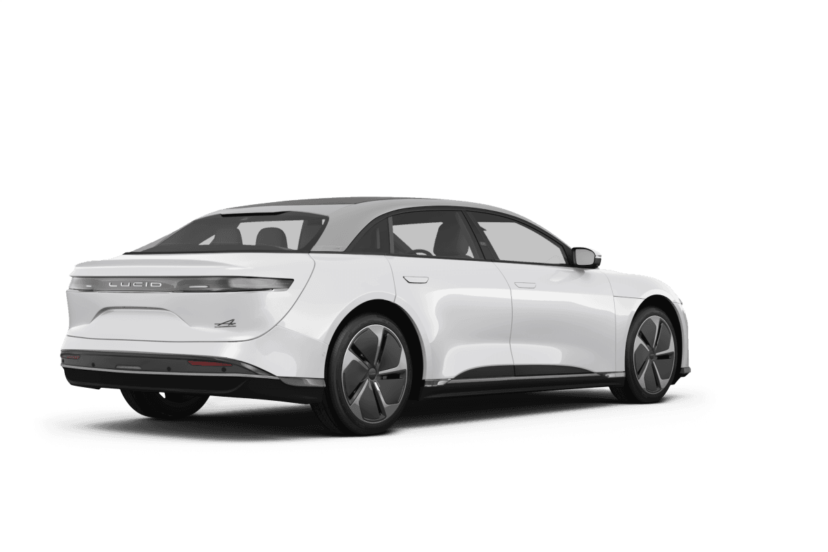 Lucid Air  - Back view Lucid Air  - Back view