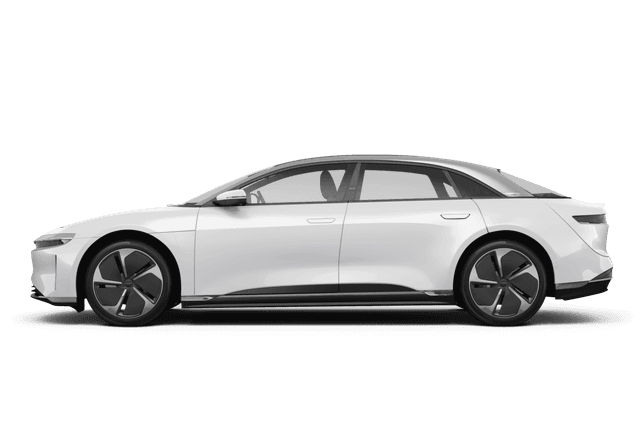 Lucid Air  - Side view Lucid Air  - Side view